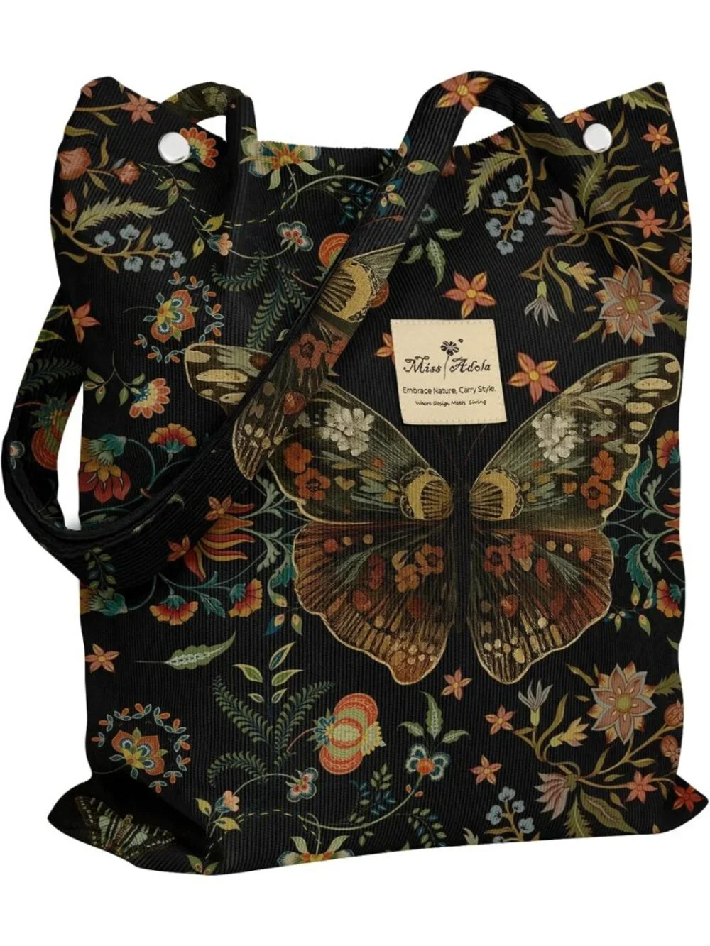 Stylish Corduroy Tote Bag for Women | Aesthetic Design, Versatile & Chic